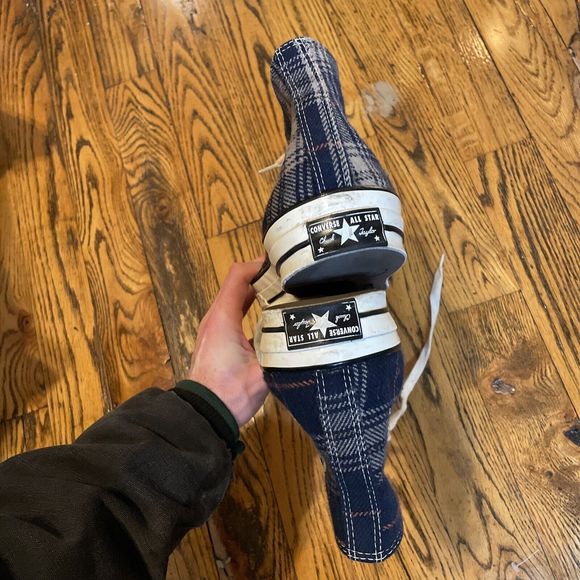 Converse All Star Chuck Taylor Plaid High Top Mens 10 Wmn 12 Rare - Picture 5 of 12